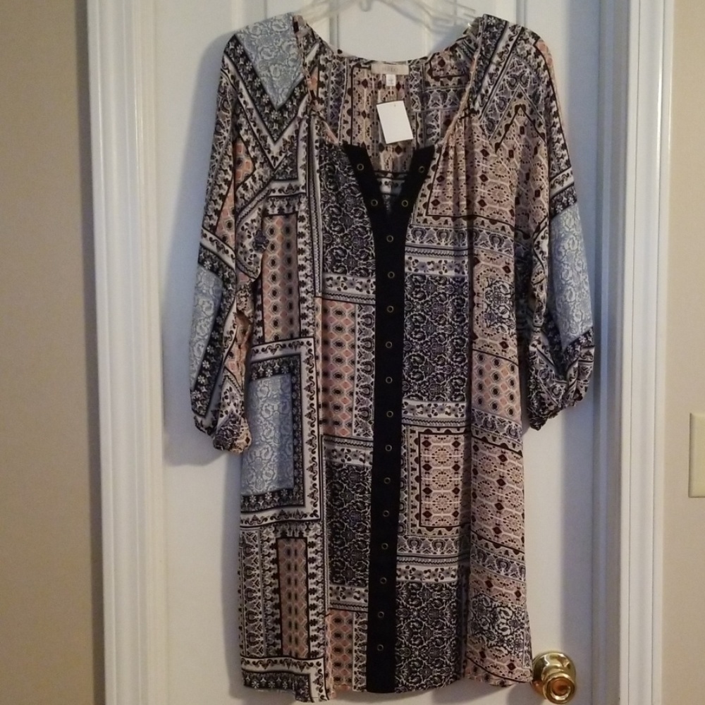 Patch work dress